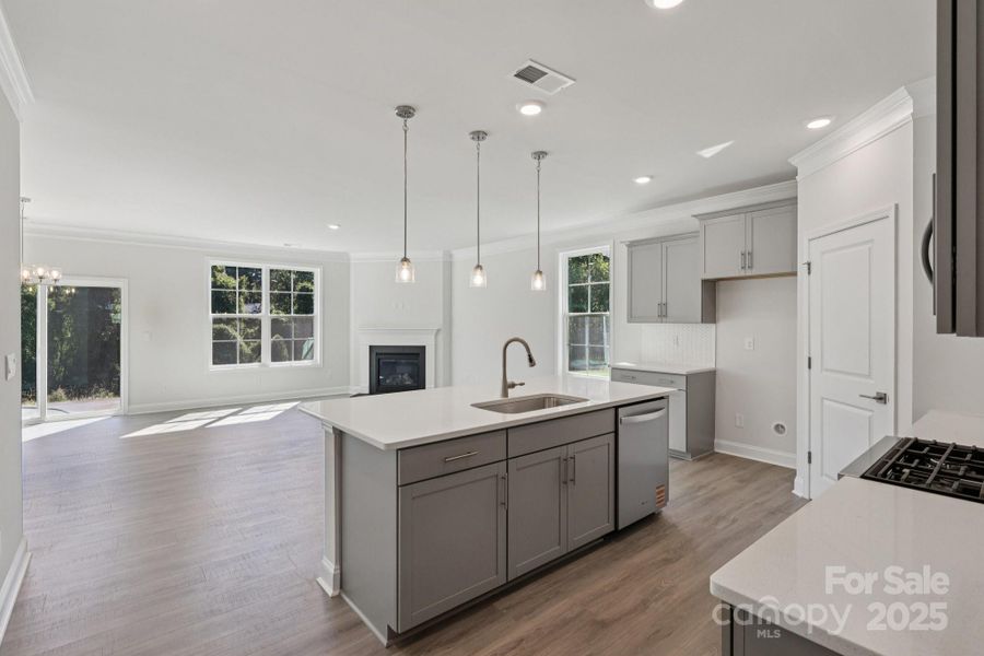 Furnished interior view inside a new home in Brookside, Troutman (Image 14).