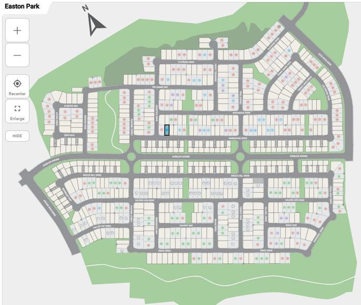 Easton Park Site Map Easton Park Site Map