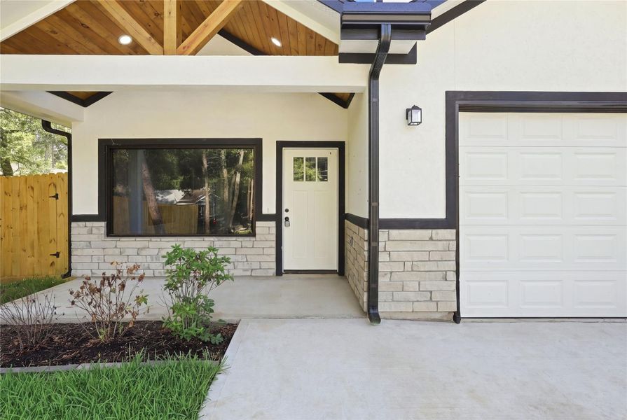Exterior details and patio area of a home in , Willis (Image 3). Exterior details and patio area of a home in , Willis (Image 3).