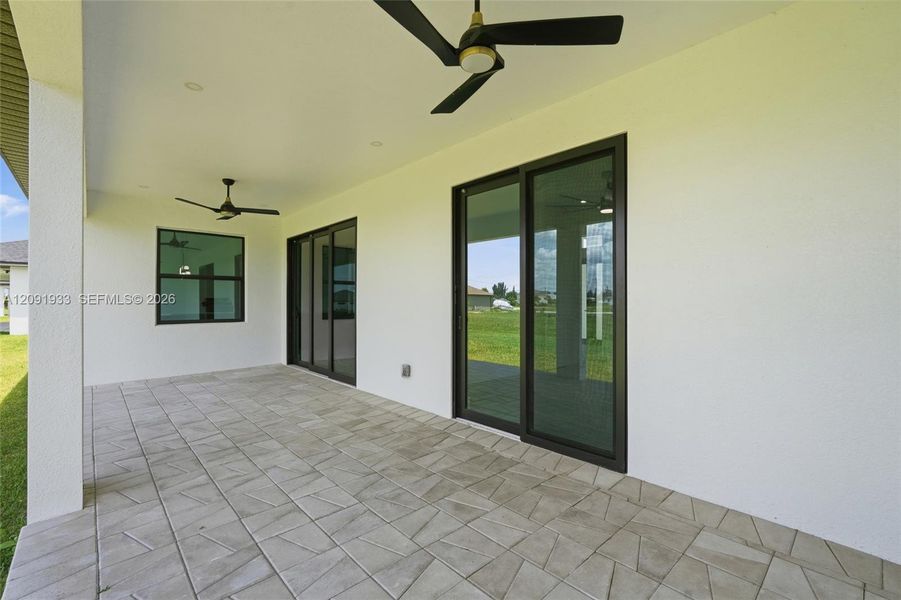 Exterior details and patio area of a home in , Cape Coral (Image 23). Exterior details and patio area of a home in , Cape Coral (Image 23).
