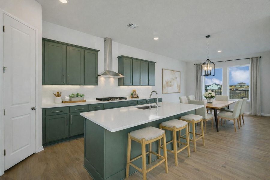 *Virtually Staged Kitchen*