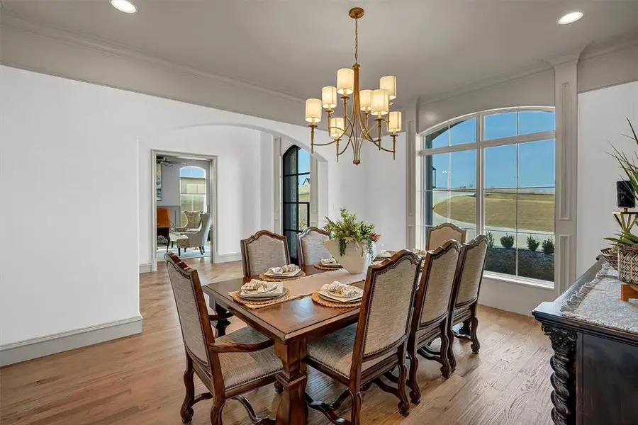 Furnished interior view inside a new home in , Aledo (Image 8).