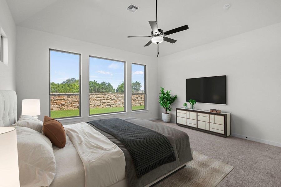 Primary Bedroom - Virtually Staged