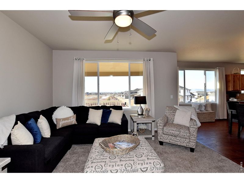 Furnished interior view inside a new home in Union Colony West, Greeley (Image 6).