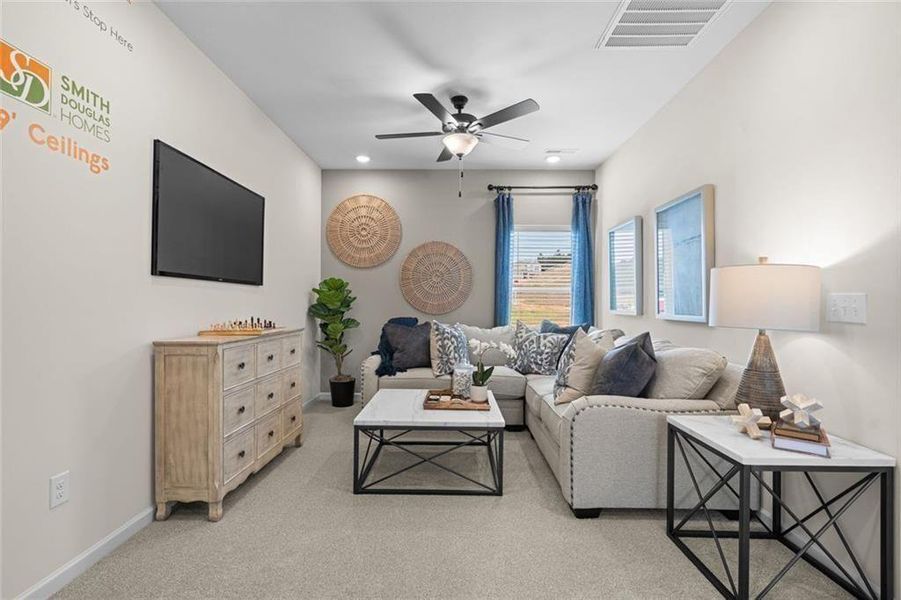 Furnished interior view inside a new home in Sanders Park, Austell (Image 10).