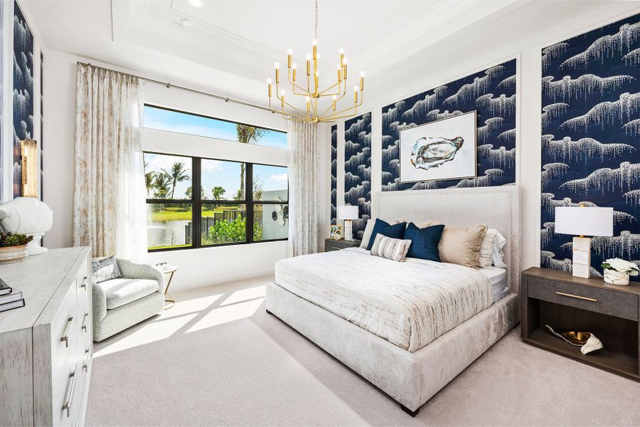 Representative furnished interior of a home built from the Caroline Grande by GL Homes in Valencia Del Mar (55+), Boynton Beach (Image 10).