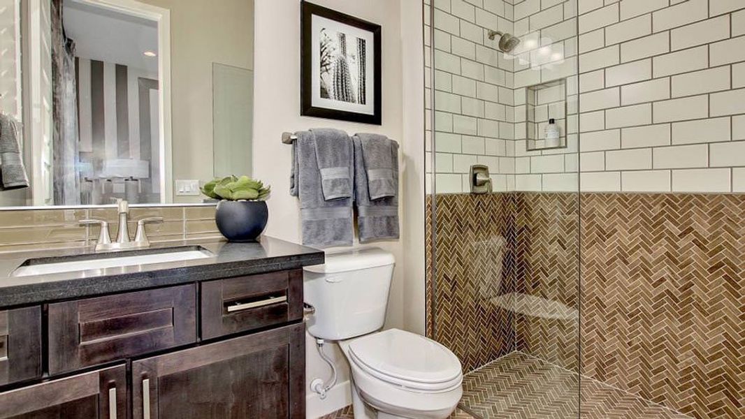 Representative furnished interior of a home built from the Shire by Taylor Morrison in Victory at Verrado Venture II Collection 55+, Buckeye (Image 24).