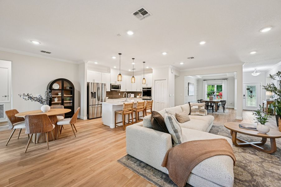 Representative furnished interior of a home built from the Sierra by Maronda Homes in Coastal Communities, Edgewater (Image 9).