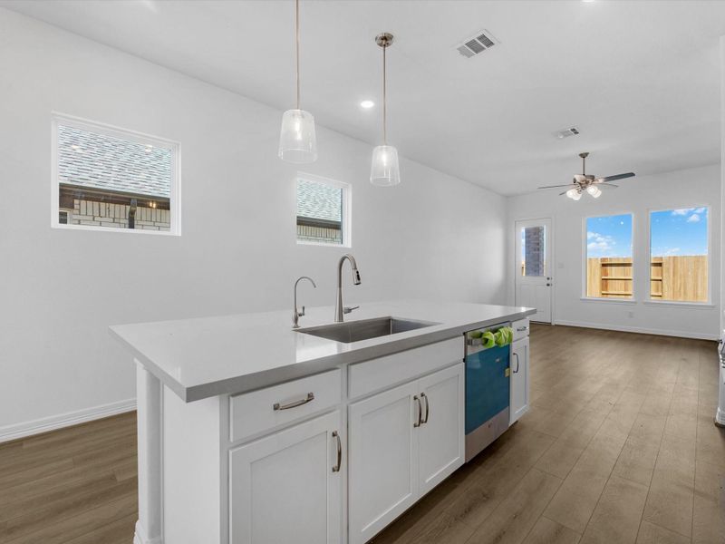 Furnished interior view inside a new home in Bergamo, Katy (Image 5). Furnished interior view inside a new home in Bergamo, Katy (Image 5).