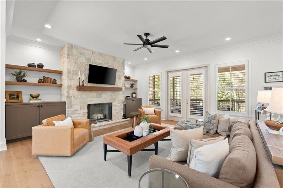 Furnished interior view inside a new home in , Marietta (Image 51). Furnished interior view inside a new home in , Marietta (Image 51).