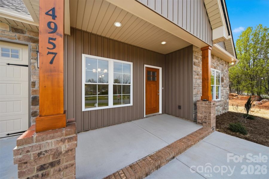 Exterior details and patio area of a home in , Hickory (Image 21). Exterior details and patio area of a home in , Hickory (Image 21).