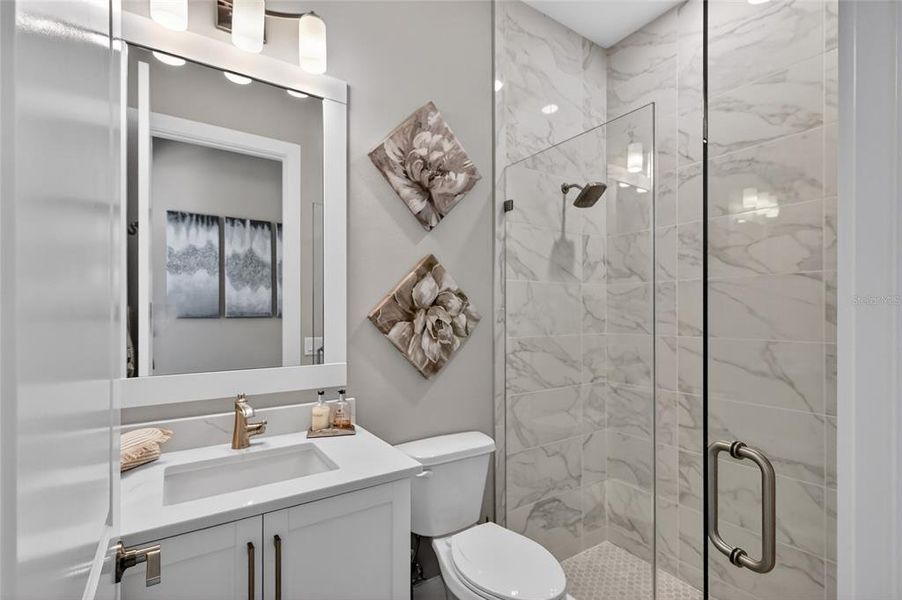 Furnished interior view inside a new home in , Sarasota (Image 36).