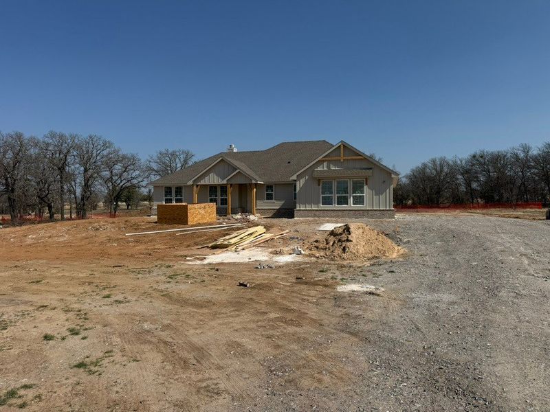 In-progress construction of a new home in Oak Grove Addition, Springtown, TX (Image 3). In-progress construction of a new home in Oak Grove Addition, Springtown, TX (Image 3).