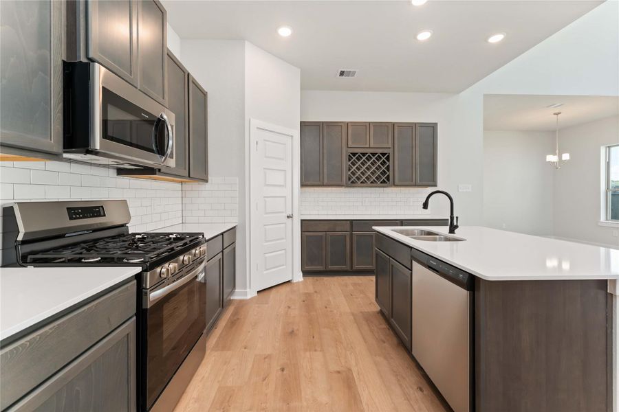 Furnished interior view inside a new home in The Landing, New Caney (Image 4). Furnished interior view inside a new home in The Landing, New Caney (Image 4).
