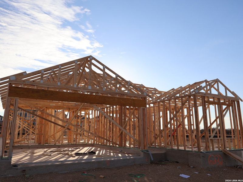 In-progress construction of a new home in Mesquite Ridge, San Antonio, TX (Image 21). In-progress construction of a new home in Mesquite Ridge, San Antonio, TX (Image 21).