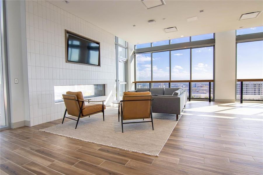 Community room rooftop