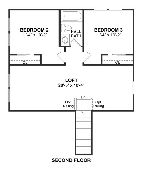 2D floor plan layout for the Scotch Pine by K. Hovnanian® Homes in Oakberry Trails, Waller, TX (Image 5). 2D floor plan layout for the Scotch Pine by K. Hovnanian® Homes in Oakberry Trails, Waller, TX (Image 5).