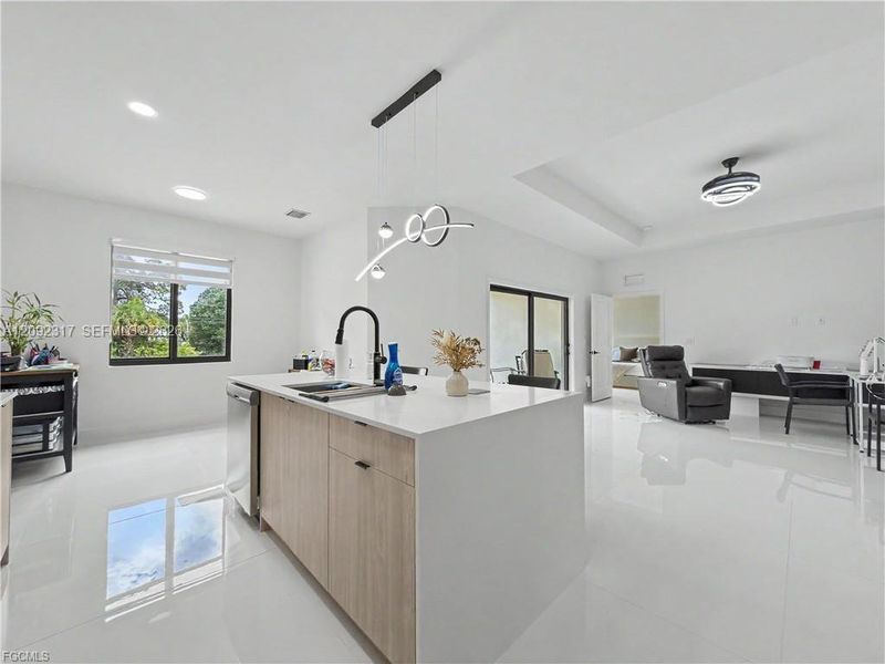 Furnished interior view inside a new home in , Lehigh Acres (Image 16).