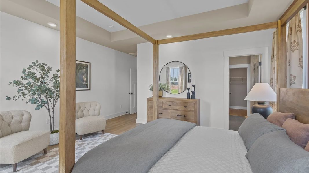 Representative furnished interior of a home built from the Kendrick by DRB Homes in Kayfield at Midway, Anderson (Image 15).
