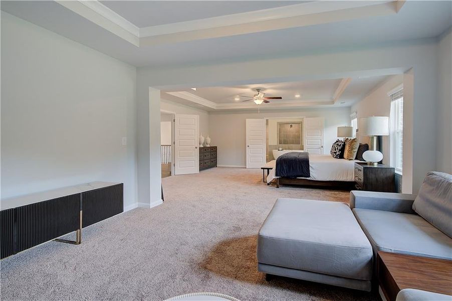 Furnished interior view inside a new home in Westwind Estates, Hampton (Image 25). Furnished interior view inside a new home in Westwind Estates, Hampton (Image 25).