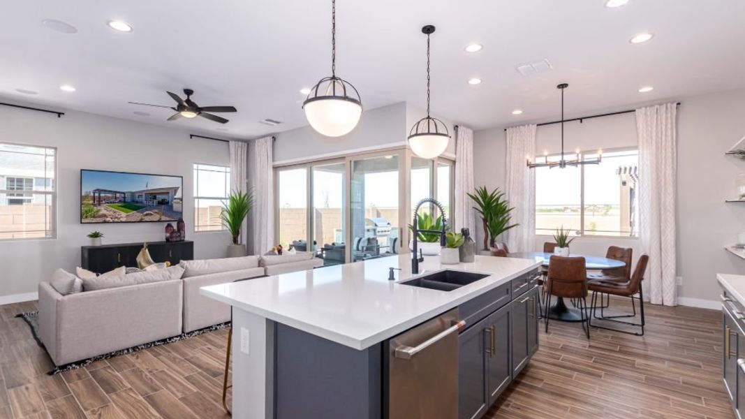 Representative furnished interior of a home built from the Windsor by Taylor Morrison in Legado Landmark Collection, Queen Creek (Image 52).
