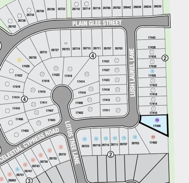 17406 Lush Laurel Lane sitemap location