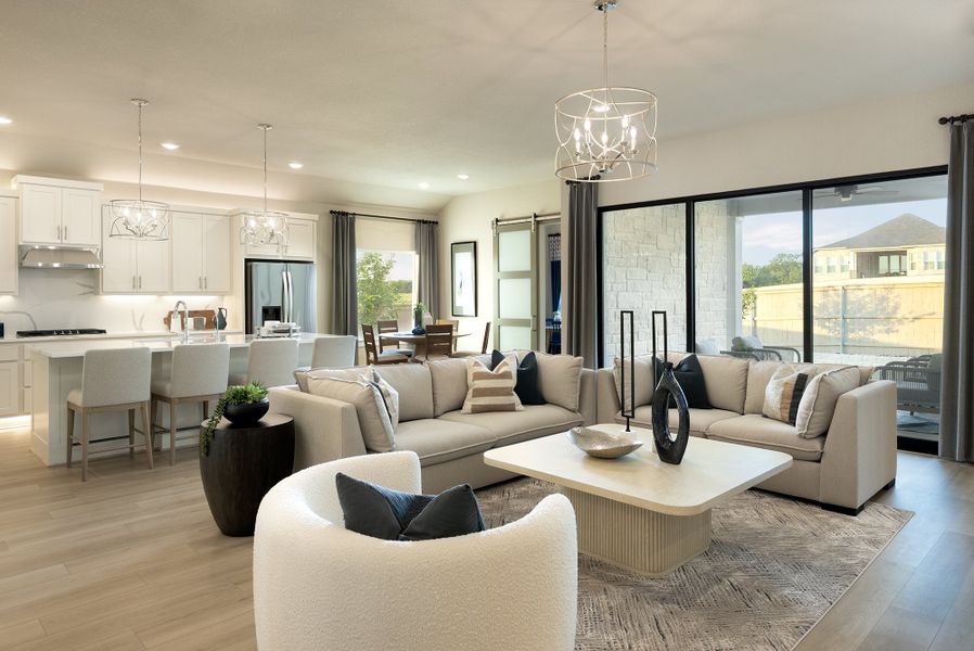 Representative furnished interior of a home built from the Franklin by Scott Felder Homes in Esperanza, Boerne (Image 18). Representative furnished interior of a home built from the Franklin by Scott Felder Homes in Esperanza, Boerne (Image 18).