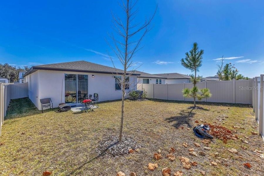 Exterior details and patio area of a home in Park East, Plant City (Image 3).