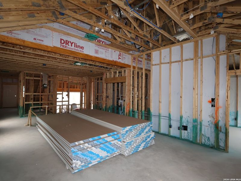 In-progress construction of a new home in Paloma Park, Converse, TX (Image 35).