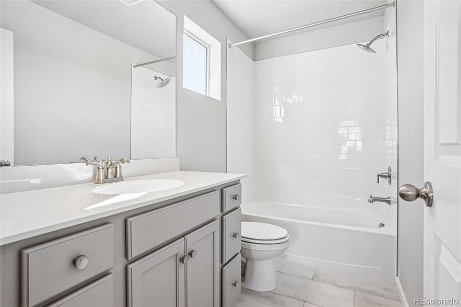 Furnished interior view inside a new home in Parkway at Prairie Center Village, Brighton (Image 16).