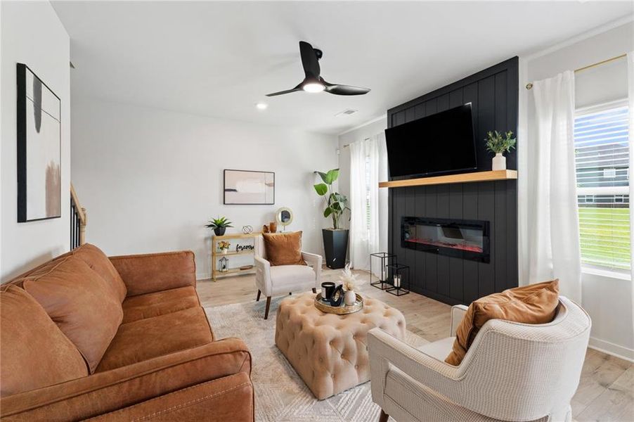 Furnished interior view inside a new home in Southern Hills, McDonough (Image 5).