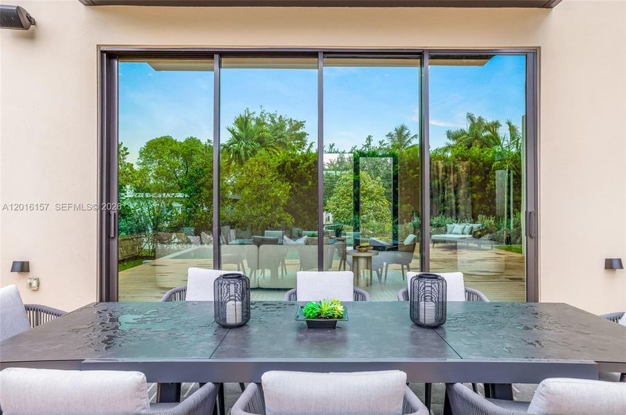 Exterior details and patio area of a home in , Miami Beach (Image 29).