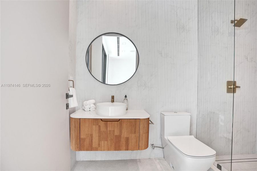 Furnished interior view inside a new home in , Miami Shores (Image 44).