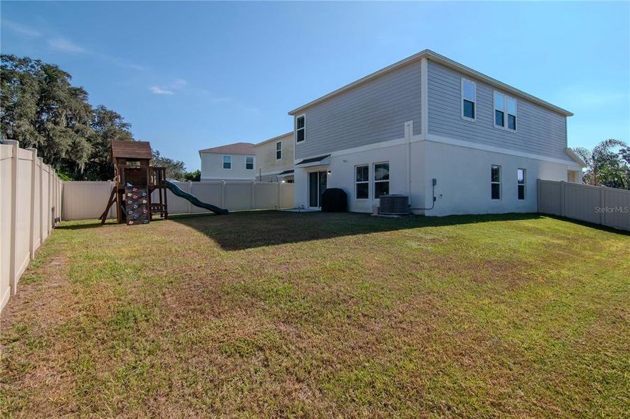 Exterior details and patio area of a home in Bell Creek Landing, Riverview (Image 22). Exterior details and patio area of a home in Bell Creek Landing, Riverview (Image 22).
