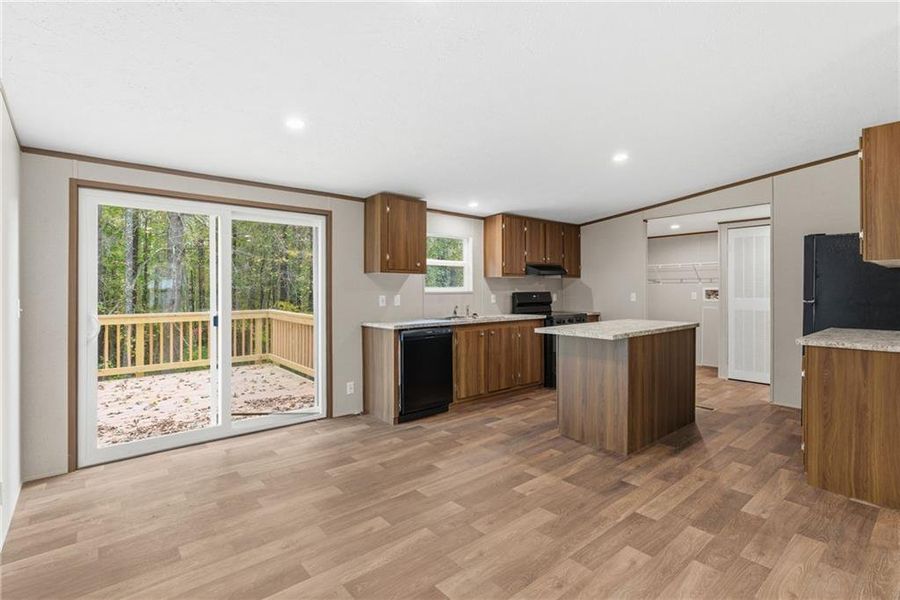 Furnished interior view inside a new home in , Dallas (Image 7).