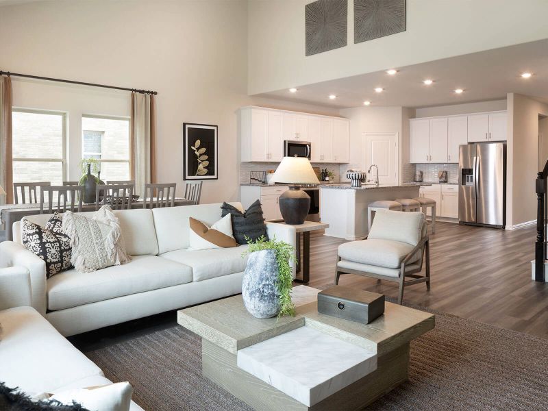 Furnished interior view inside a new home in Cibolo Hills West - Signature Series, Fort Worth (Image 5).
