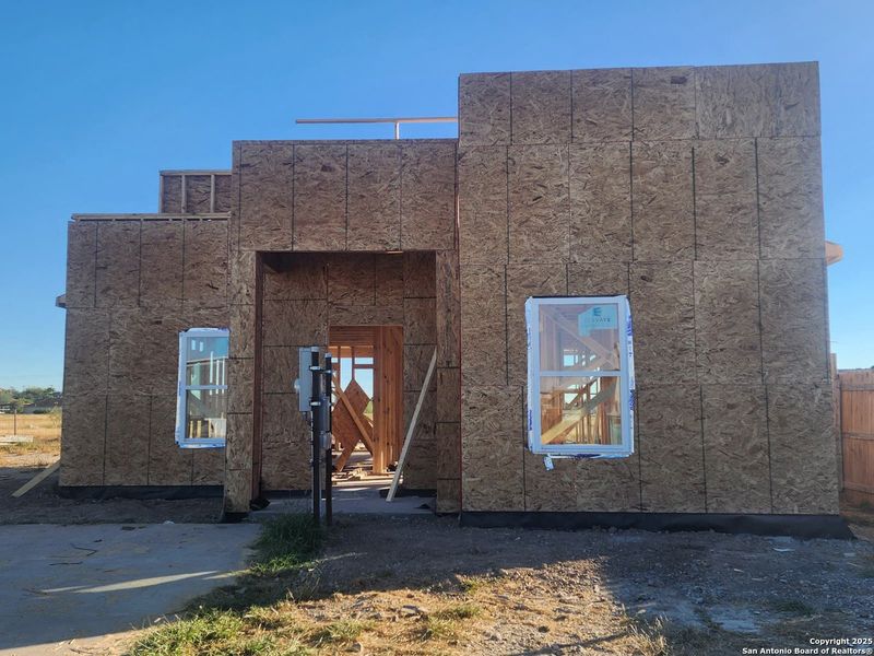 In-progress construction of a new home in , Laredo, TX (Image 3).