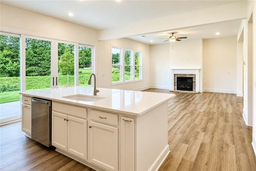 Furnished interior view inside a new home in , Powder Springs (Image 7). Furnished interior view inside a new home in , Powder Springs (Image 7).