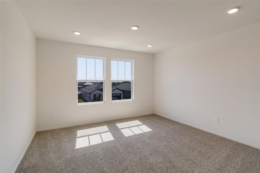 Spacious, unfurnished interior of a new home in Marigold, Uhland (Image 19). Spacious, unfurnished interior of a new home in Marigold, Uhland (Image 19).