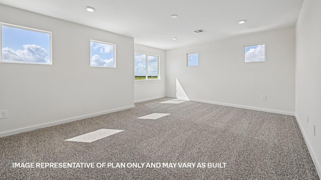 Spacious, unfurnished interior of a new home in Frontier, Mustang Ridge (Image 17).