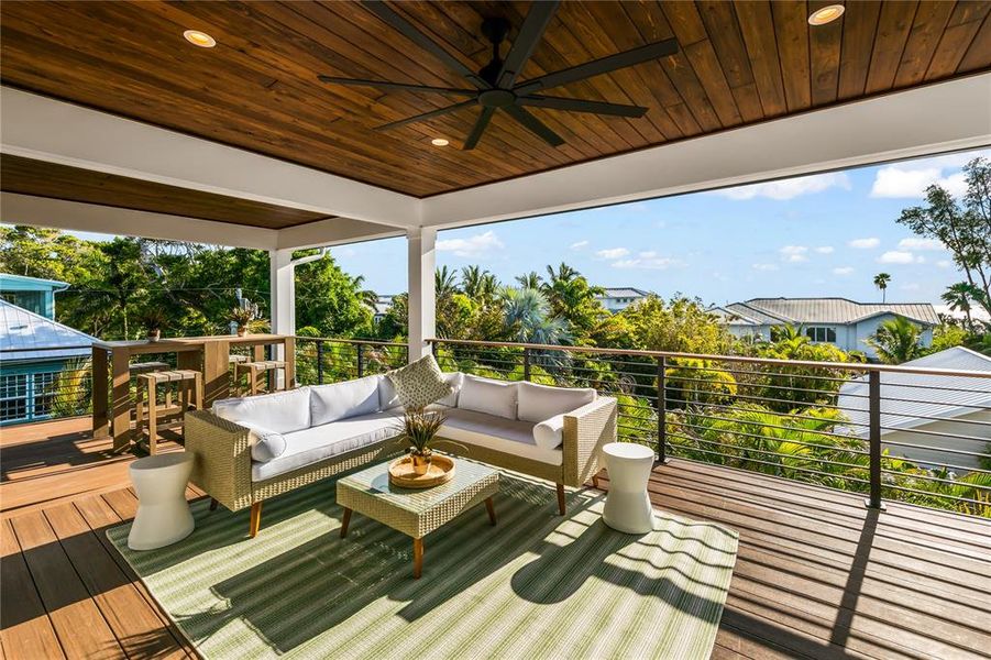 Exterior details and patio area of a home in , Anna Maria (Image 32).