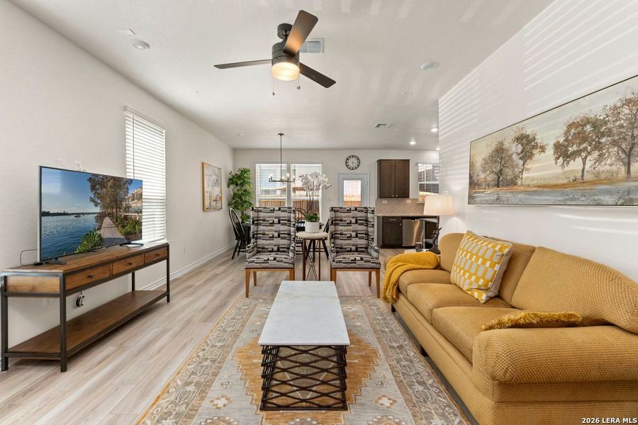 Furnished interior view inside a new home in , San Antonio (Image 14). Furnished interior view inside a new home in , San Antonio (Image 14).