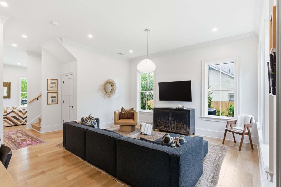 Furnished interior view inside a new home in , Charleston (Image 13).