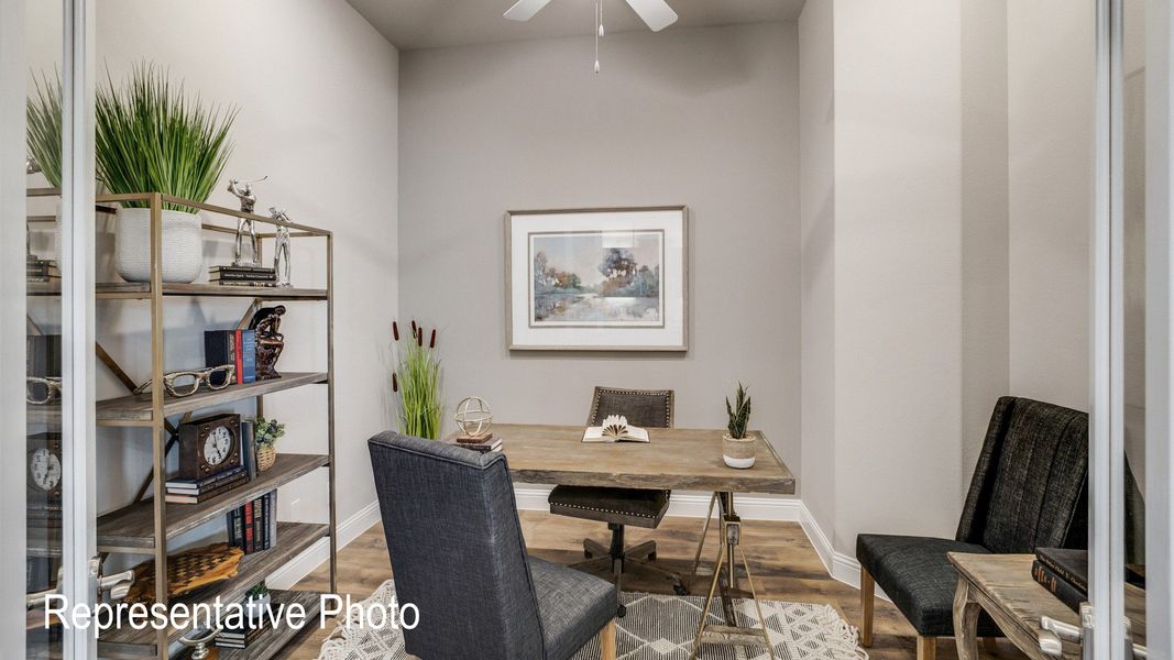 Furnished interior view inside a new home in Wildflower Ranch, Fort Worth (Image 14).