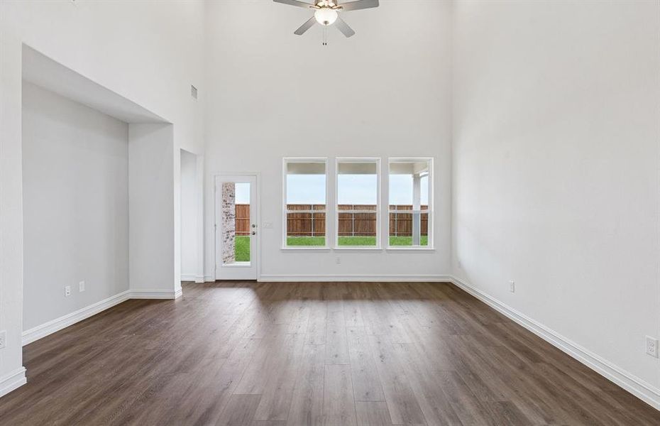 Spacious gathering room