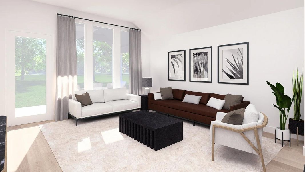 Furnished interior view inside a new home in Everly - 45', Hockley (Image 6). Furnished interior view inside a new home in Everly - 45', Hockley (Image 6).