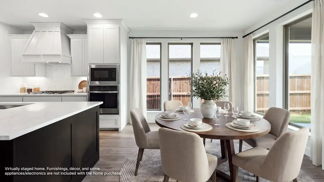 Furnished interior view inside a new home in Eliana, McKinney (Image 6).