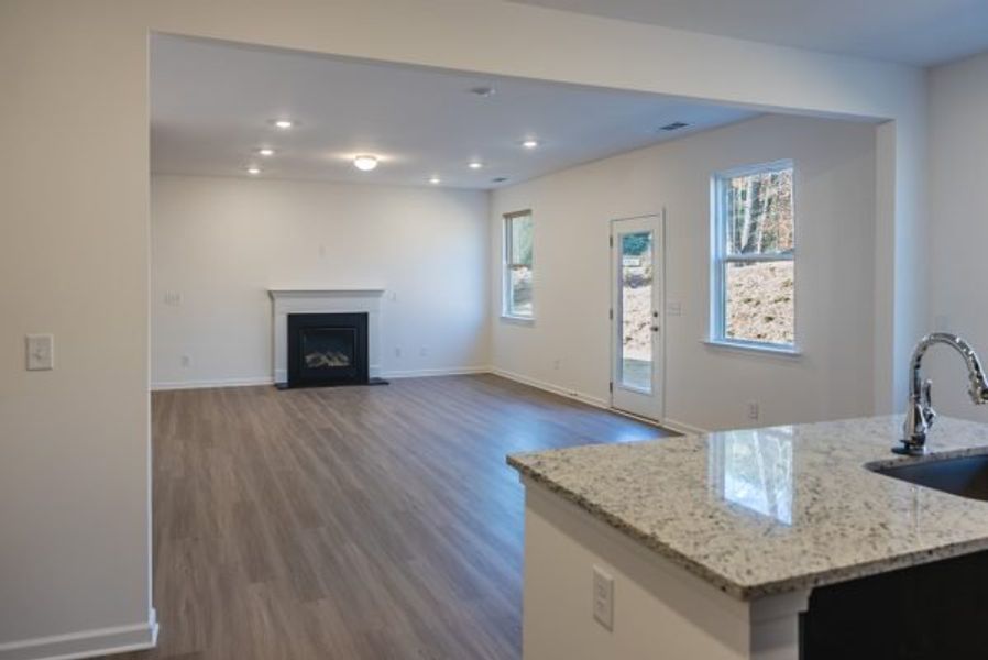 Representative unfurnished interior of a home built from the Laurel by Piedmont Residential in Meadowyn, Cartersville (Image 17).