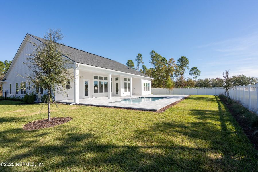 Exterior details and patio area of a home in SilverLeaf, St. Augustine (Image 27). Exterior details and patio area of a home in SilverLeaf, St. Augustine (Image 27).