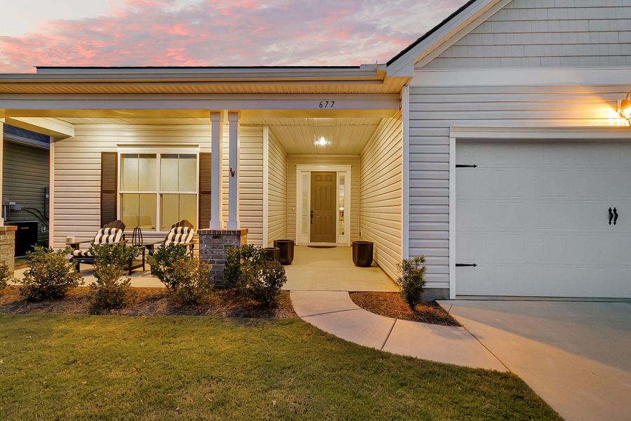 Exterior details and patio area of a home in , Summerville (Image 37).
